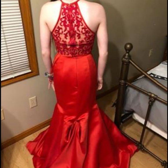 Size 00 Mori Lee prom dress - Picture 2 of 2